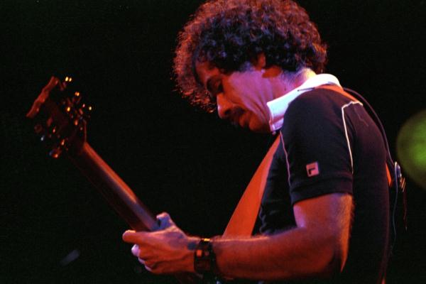 Carlos Santana in concert.